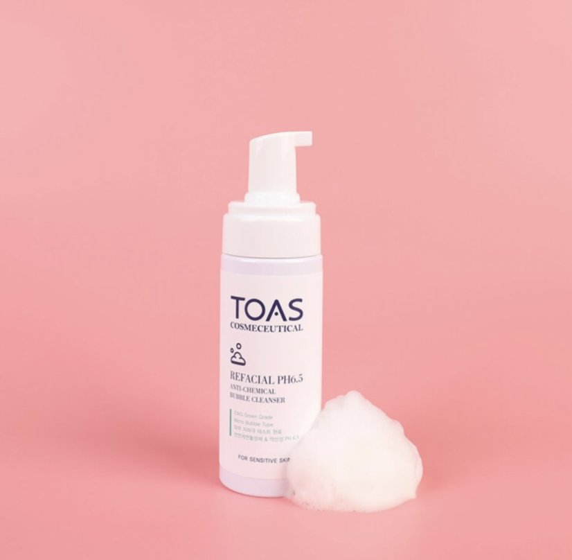 TOAS refacial jemná čistiaca pena pH 6,5 150ml