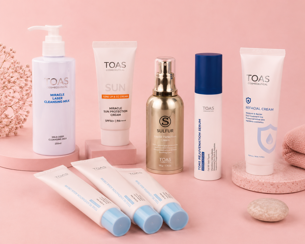 TOAS Cosmeceutical - Typ pleti - Reaktívna