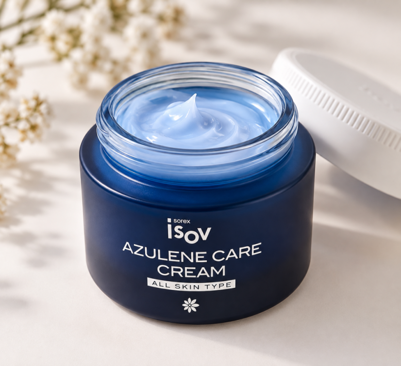 ISOV Azulene Care Cream – upokojujúci a bariérový krém s azulénom 50 ml